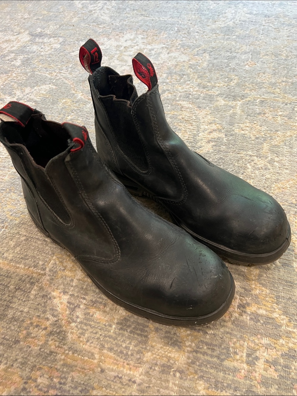 Men's size 12 steel toe Redback boots